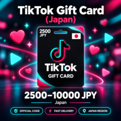 TikTok Gift Card (Япония) 2500–10000 JPY | Код пополнения