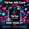 TikTok Gift Card (Япония) 2500–10000 JPY | Код пополнения