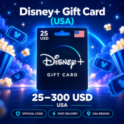 Disney  Gift Card (США) 25–300 USD | Код пополнения