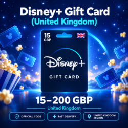 Disney  Gift Card (Великобритания) 15–200 GBP | Код пополнения
