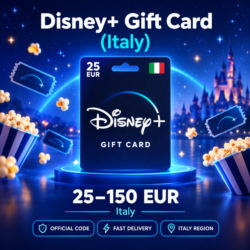 Disney  Gift Card (Италия) 25–150 EUR | Код пополнения