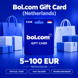 Bol.com Gift Card (Нидерланды) 5–100 EUR | Код пополнения