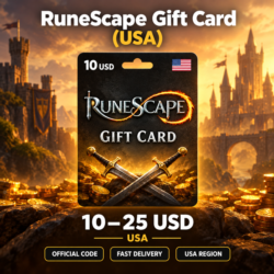 RuneScape Gift Card (США) 10–25 USD | Код пополнения