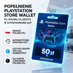 Пополнение PlayStation Store Wallet | PL (Польша) | АВТОВЫДАЧА