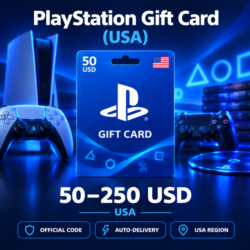 PlayStation Gift Card (США) 50-250 USD | Автовыдача 24/7 | Код пополнения