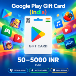Google Play Gift Card (Индия) 50-5000 INR | Автовыдача 24/7 | Код пополнения