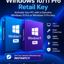 Ключ Windows 10/11 Pro (Retail) | 1 ПК | Онлайн-активация | Мгновенная доставка