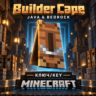 MINECRAFT | BUILDER CAPE | ПЛАЩ/СКИН | JAVA & BEDROCK | КЛЮЧ