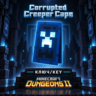MINECRAFT DUNGEONS II | CORRUPTED CREEPER CAPE | ПЛАЩ/СКИН | КЛЮЧ