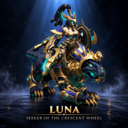 Luna - Seeker of the Crescent Wheel | Dota 2 | Подарком | Spreing 2025 Heroes Hoard