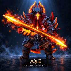 Axe - The Molten Fist | Dota 2 | Подарком | Spreing 2025 Heroes Hoard