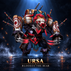 Ursa - Bloodzo The Bear | Dota 2 | Подарком | Winter 2024 Heroes Hoard