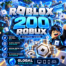 ROBLOX 200 ROBUX GLOBAL | КОД | АВТОВЫДАЧА 24/7