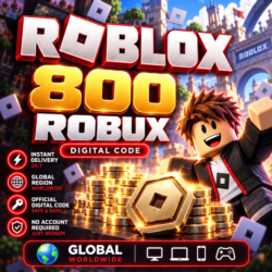 ROBLOX 800 ROBUX GLOBAL | КОД | АВТОВЫДАЧА 24/7
