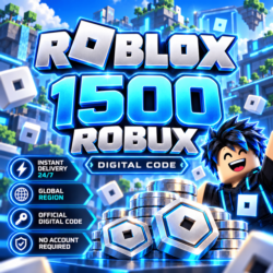 ROBLOX 1500 ROBUX GLOBAL | КОД | АВТОВЫДАЧА 24/7