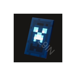 Minecraft Dungeons II   Blue Creeper Cape