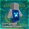 МАЙНКРАФТ Corrupted Creeper Cape СКИН • ТВИЧ ДРОПЫ / ДРОПСЫ • DUNGEONS II • GLOBAL