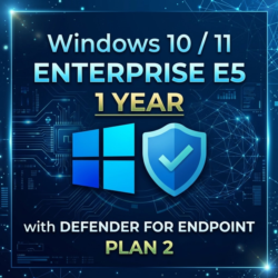 Windows 10/11 ENTERPISE E5 1 YEAR with DEFENDER for Endpoint Plan 2