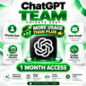 ChatGPT Team | Больше лимитов, чем Plus | Приватное место | Ваш Email | Codex