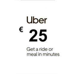 Uber EUR 25 Gift Card FR