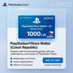 Пополнение PlayStation Store Wallet | CZ (Чехия) | АВТОВЫДАЧА