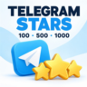 Telegram Stars 100 / 500 / 1000 по username