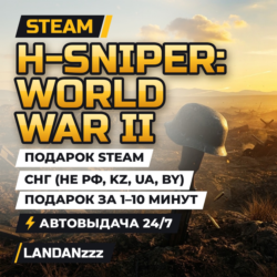 H-SNIPER: World War II | Подарок Steam | СНГ (не РФ, KZ, UA, BY) | Автодоставка 24/7