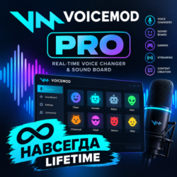 VOICEMOD PRO/ВОЙСМОД ПРО/ПОДПИСКА НАВСЕГДА  БЫСТРО