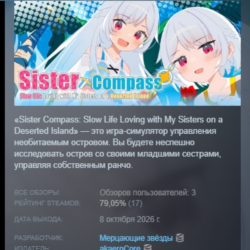 Sister Compass Slow Life Loving with My Sisters on a Deserted Island STEAM GIFT GLOB