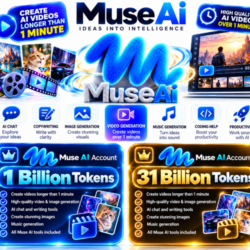 Muse AI 1 миллиард токенов | Генерация изображений и видео / Мгновенно