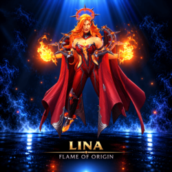 Lina - Flame of Origin | Dota 2 | Подарком  | Зима 2025: Collector`s Cache