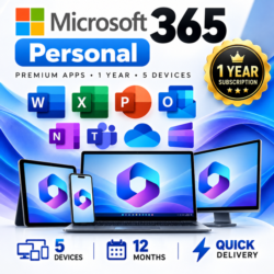 Microsoft 365 Personal | 12 МЕСЯЦЕВ | 5 УСТРОЙСТВ | БЫСТРАЯ ДОСТАВКА