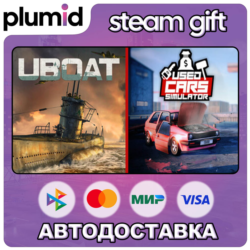 Used Cars Simulator and Tank Mechanic Simulator Steam Gift / Россия   МИР / АВТО