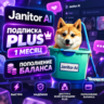 Janitor AI | ПОПОЛНЕНИЕ БАЛАНСА & ПОДПИСКА | 1 МЕСЯЦ