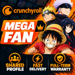 Crunchyroll Mega Fan на 3 месяца | Общий профиль | Быстрая выдача