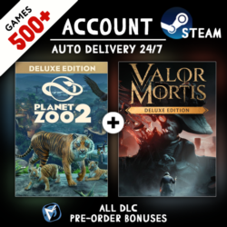 Valor Mortis Deluxe Edition   Planet Zoo 2: Deluxe Edition   500 ИГР STEAM АККАУНТ