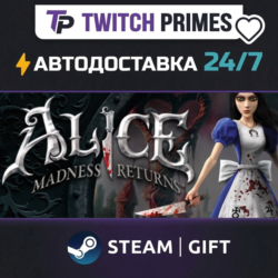 Ru СНГ Китай "Alice Madness Returns" Steam Gift автовыдача 24/7