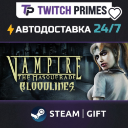 Ru СНГ Китай "Vampire®: The Masquerade - Bloodlines™" Steam Gift автовыдача 24/7