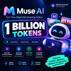 Приватный аккаунт Muse AI | 1 миллиард токенов | Мгновенная доставка