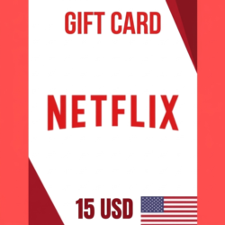 Подарочная карта Netflix USA 15 USD