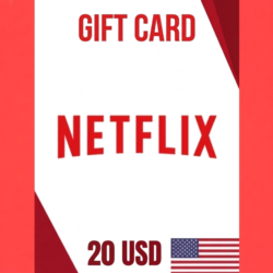 Подарочная карта Netflix USA 20 USD