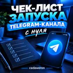Чек-лист запуска Telegram-канала с нуля