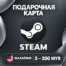 ПОДАРОЧНАЯ КАРТА STEAM МАЛАЙЗИЯ | 5 - 200 MYR (РИНГГИТОВ) | КОД ПОПОЛНЕНИЯ | АВТО