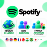 SPOTIFY | СМЕНА РЕГИОНА | ДОБАВЛЕНИЕ В СЕМЬЮ | ДУО | ФЕМИЛИ | СПОТИФАЙ