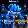 Muse AI — Account 1-31 Billion Токенов  | Весь Мир / РФ | Автовыдача