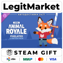 DLC Super Animal Royale Pixelated Starter Pack / Steam АВТО / РУ   МИР