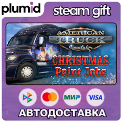 DLC American Truck Simulator - Christmas Paint Jobs  Steam Gift / Россия   МИР / АВТО