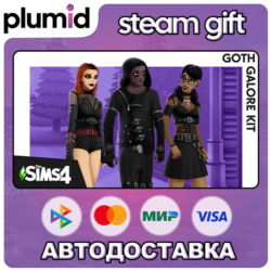 DLC The Sims 4 Goth Galore Kit Steam Gift / Россия   МИР / АВТО