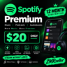 Spotify Premium 1/3/6/12 Months | Fast Delivery | ZMRseller