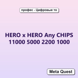 HERO x HERO Any CHIPS 11000 5000 2200 1000 Ключ Meta Quest